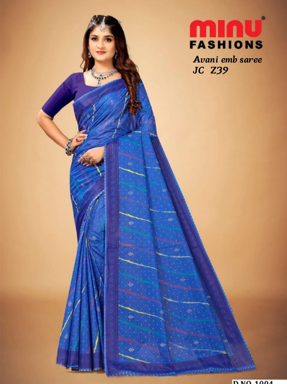 Avani emb saree